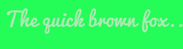 Image with Font Color ACE9B3 and Background Color 24FC58